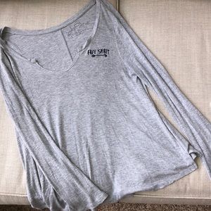 Grey Long Sleeve Shirt